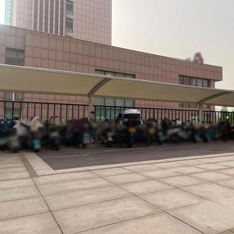 鹿邑县膜结构电动车棚